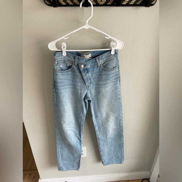Madewell Low-Slung Straight Jeans - Light Wash - Size 24 - Picture 7 of 14